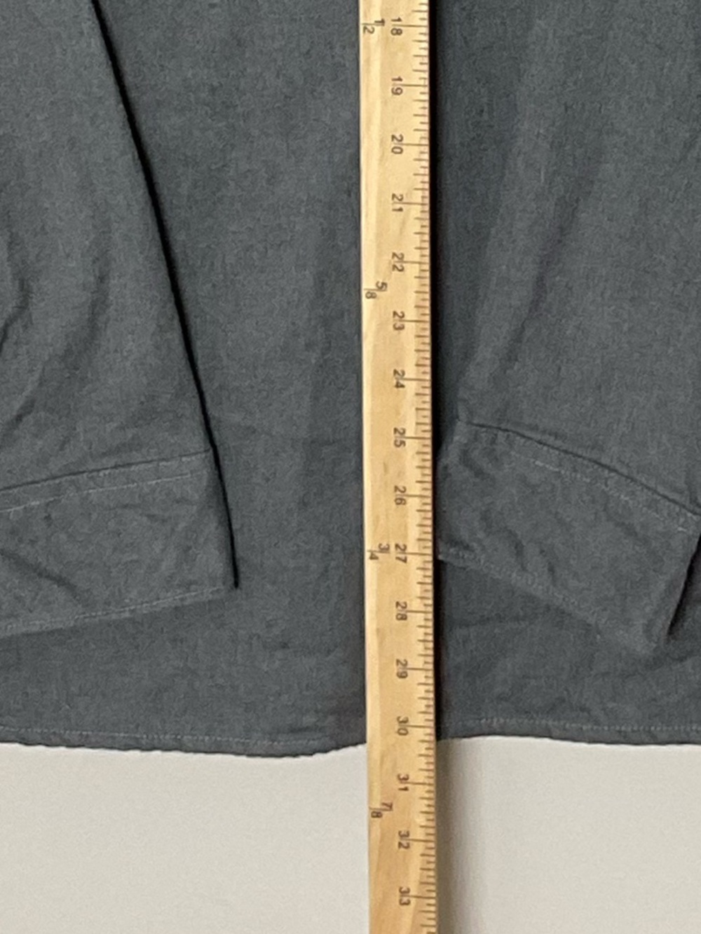 The North Face Men’s Gray Flannel Button-Down Shirt Gorpcore Outdoors Utility L - Picture 12 of 12